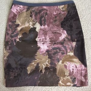 Ann Taylor Loft 6P pencil skirt in abstract print